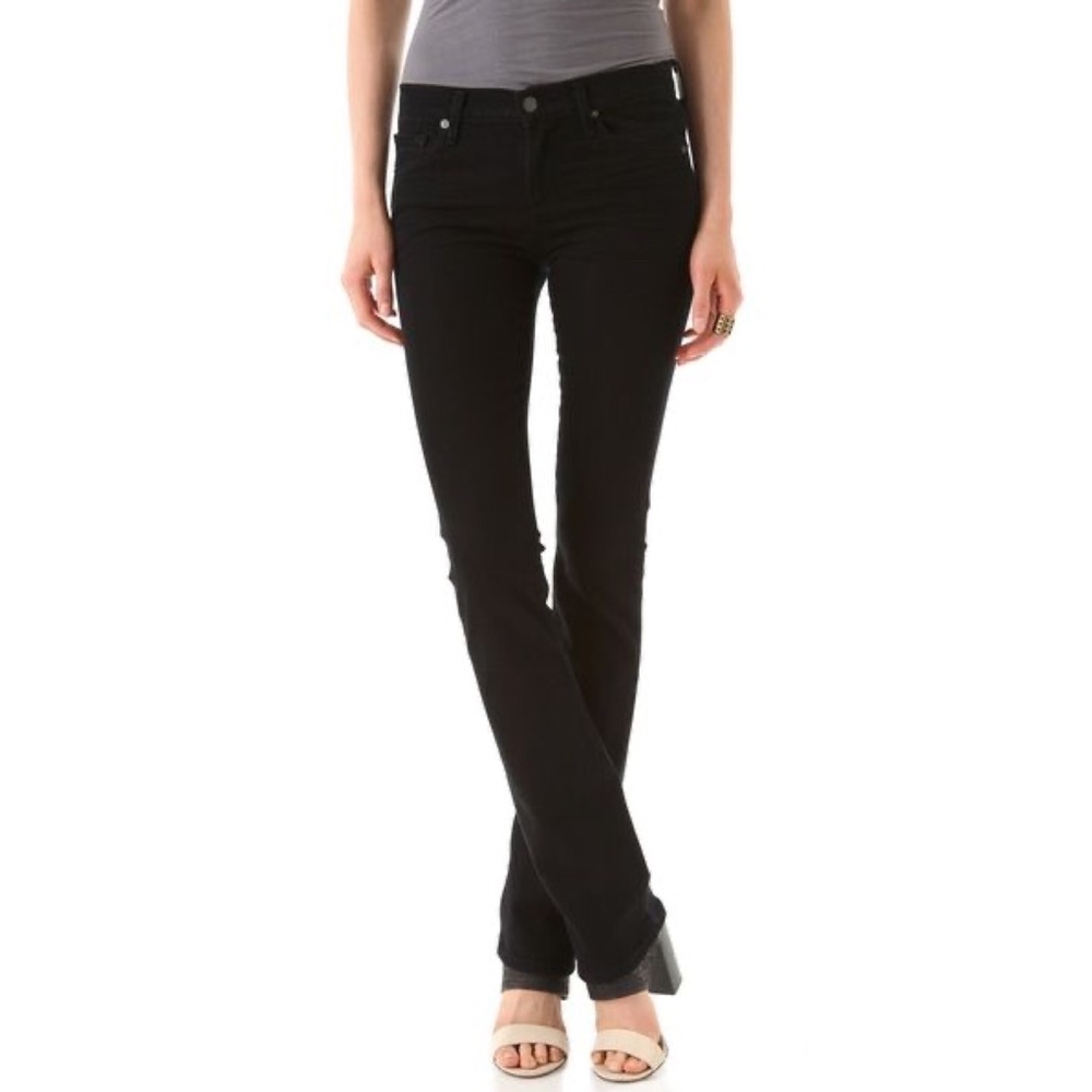 Citizens of Humanity Women’s Elson Charcoal Black Straight Cut Jeans Size 25